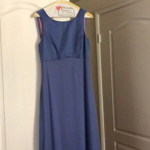 Blue long dress